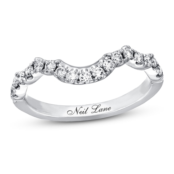 Previously Owned Neil Lane Wedding Band 3/8 ct tw Round-cut Diamonds 14K White Gold 5