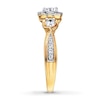 Thumbnail Image 2 of Previously Owned Diamond Engagement Ring 1 ct tw Round-cut 14K Yellow Gold - Size 11.5