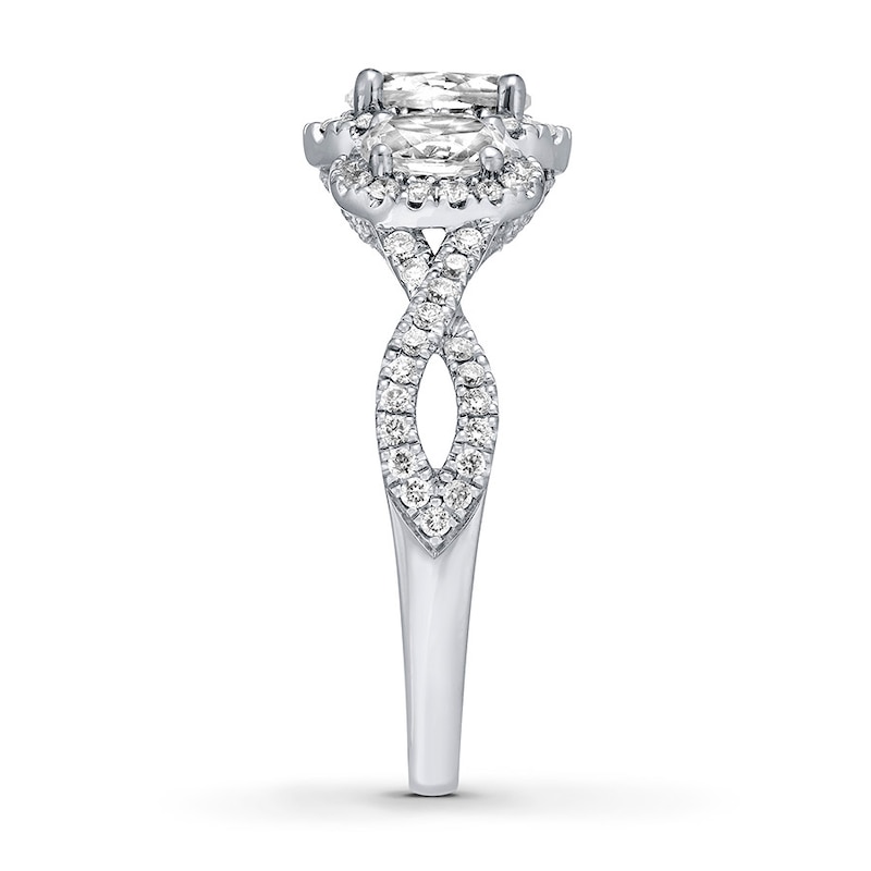 Main Image 3 of Previously Owned Neil Lane Engagement Ring 1-3/4 ct tw Round-cut Diamonds 14K White Gold Size 9.5