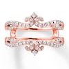 Thumbnail Image 3 of Previously Owned Diamond Enhancer Ring 1/2 ct tw Round-cut 14K Rose Gold - Size 4.75