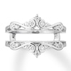 Thumbnail Image 4 of Previously Owned Diamond Insert Ring 1/4 ct tw Round-cut 14K White Gold Size 5