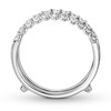 Thumbnail Image 2 of Previously Owned Diamond Enhancer Ring 1/2 ct tw Round-cut 14K White Gold - Size 5