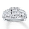 Thumbnail Image 1 of Previously Owned Diamond Engagement Ring 1 ct tw & Round-cut 14K White Gold Size 9.75