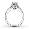 Thumbnail Image 2 of Previously Owned Diamond Engagement Ring 1 ct tw & Round-cut 14K White Gold Size 9.75