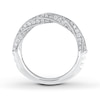 Thumbnail Image 2 of Previously Owned Angel Sanchez 1/2 ct tw Round-cut Diamonds 14K Gold Wedding Band - Size 7.5