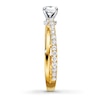 Thumbnail Image 2 of Previously Owned Angel Sanchez Ring 1 ct tw Round-cut Diamonds 14K Two-Tone Gold - Size 8.25