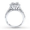Thumbnail Image 2 of Previously Owned Engagement Ring 2 ct tw Round-cut Diamonds 14K White Gold Size 4.5
