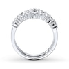 Thumbnail Image 2 of Previously Owned Leo Diamond Enhancer Ring 1 ct tw Round-cut 14K White Gold Size 10