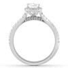 Thumbnail Image 2 of Previously Owned Diamond Engagement Ring 7/8 ct tw Pear & Round-cut 14K White Gold Size 3.5