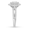 Thumbnail Image 3 of Previously Owned Diamond Engagement Ring 1/2 ct tw Round-cut 14K White Gold - Size 9