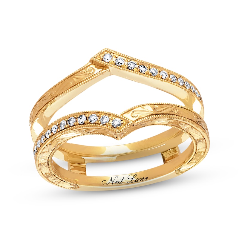 Main Image 1 of Previously Owned Neil Lane Enhancer Ring 1/6 ct tw Diamonds 14K Yellow Gold