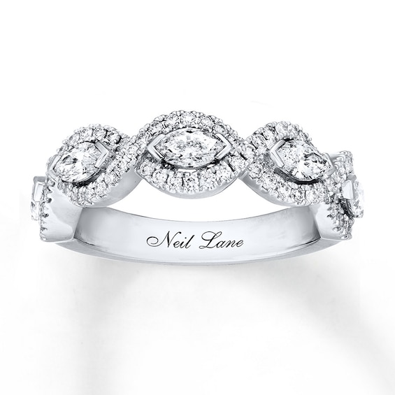 Previously Owned Neil Lane Anniversary Band 1 ct tw Diamonds 14K White Gold