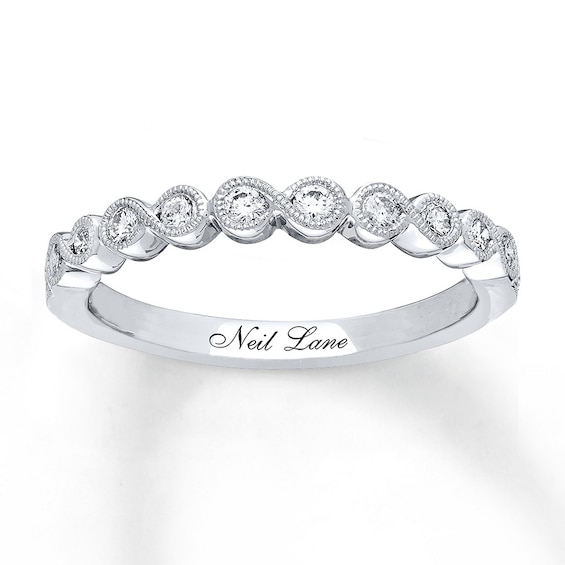 Previously Owned Neil Lane Diamond Anniversary Band 1/5 ct tw Round-cut 14K White Gold