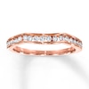 Thumbnail Image 1 of Previously Owned Diamond Wedding Band 1/4 ct tw Round-cut 14K Rose Gold