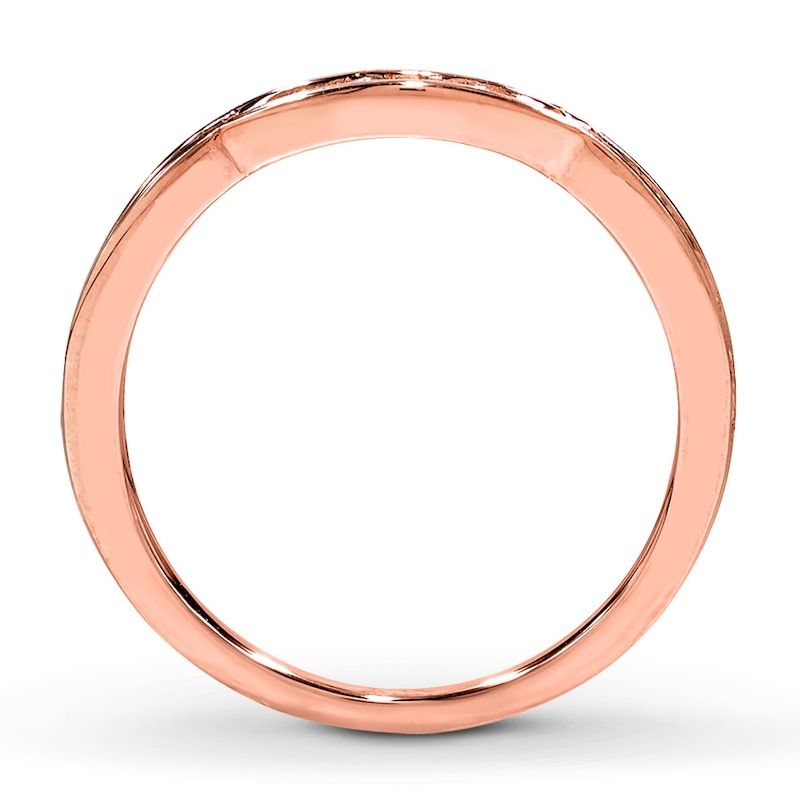 Main Image 2 of Previously Owned Diamond Wedding Band 1/4 ct tw Round-cut 14K Rose Gold