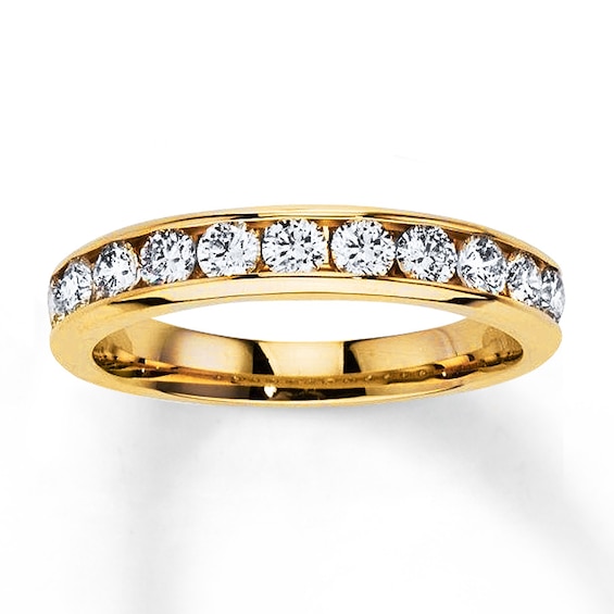 Previously Owned Diamond Anniversary Ring 7/8 ct tw Round-cut 10K Gold