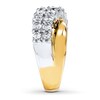 Thumbnail Image 3 of Previously Owned Diamond Anniversary Band 1-1/2 ct tw Round-cut 14K Two-Tone Gold