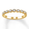 Thumbnail Image 1 of Previously Owned Diamond Wedding Band 1/15 ct tw Round-cut 10K Yellow Gold