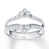Thumbnail Image 0 of Previously Owned Diamond Enhancer Ring 1/4 ct tw Round-cut 10K White Gold