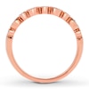 Previously Owned Diamond Wedding Band 1/15 ct tw Round-cut 10K Rose Gold