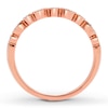 Thumbnail Image 2 of Previously Owned Diamond Wedding Band 1/15 ct tw Round-cut 10K Rose Gold