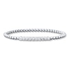 Thumbnail Image 0 of Previously Owned Stretch Bracelet 1/20 ct tw Round-cut Diamonds Sterling Silver
