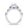 Thumbnail Image 3 of Previously Owned Diamond Ring 1 ct tw Princess/Round-cut Diamonds 14K White Gold