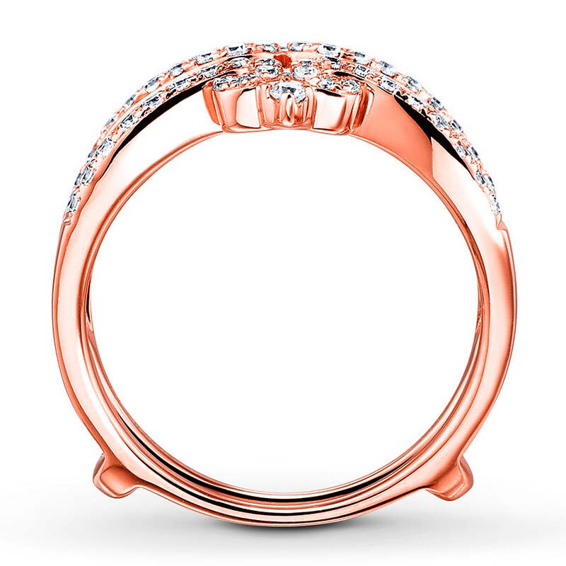 Main Image 2 of Previously Owned Diamond Enhancer Ring 1/2 ct tw Round-cut 14K Rose Gold