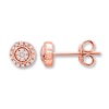 Thumbnail Image 1 of Previously Owned Diamond Earrings 1/15 ct tw 10K Rose Gold