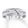 Thumbnail Image 1 of Previously Owned Ever Us Men's Two-Stone Diamond Wedding Band 1/2 ct tw 14K White Gold