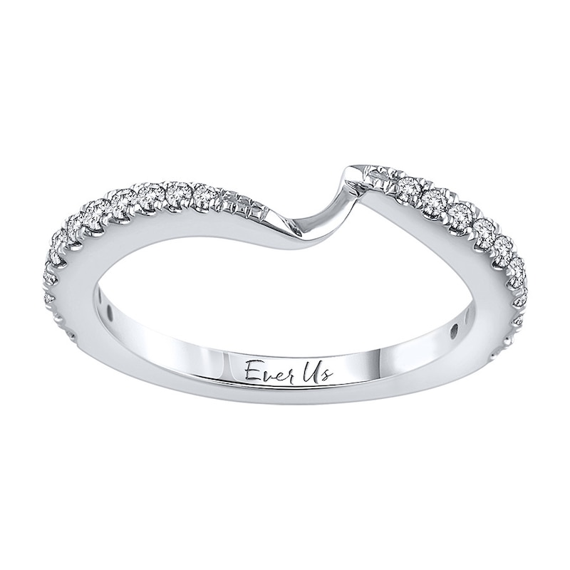 Main Image 1 of Previously Owned Ever Us Diamond Ring 1/3 ct tw Round-cut 14K White Gold