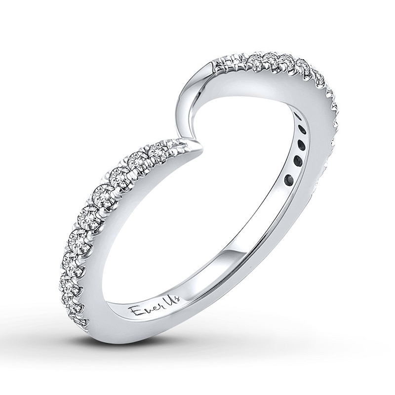 Main Image 2 of Previously Owned Ever Us Diamond Ring 1/3 ct tw Round-cut 14K White Gold