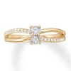 Previously Owned Ever Us Diamond Ring 1/6 ct tw 10K Yellow Gold