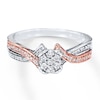 Thumbnail Image 1 of Previously Owned Diamond Ring 1/5 ct tw 10K Rose Gold Sterling Silver