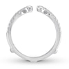 Thumbnail Image 1 of Previously Owned Diamond Enhancer Ring 1/2 ct tw Round-cut 14K White Gold - Size 7