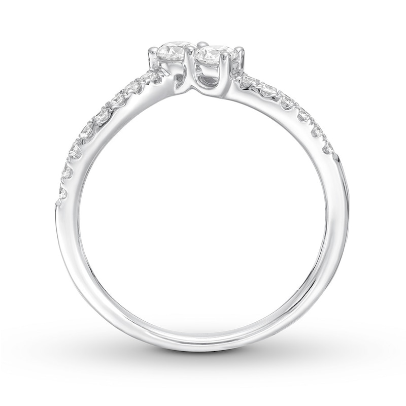 Main Image 2 of Previously Owned Ever Us Diamond Ring 1/6 ct tw 10K White Gold