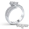 Thumbnail Image 3 of Previously Owned Ever Us Diamond Band 1/8 ct tw Round-cut 14K White Gold