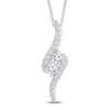 Thumbnail Image 1 of Previously Owned Ever Us Diamond Necklace 1 cttw 14K White Gold