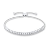 Thumbnail Image 1 of Previously Owned Diamond Bolo Bracelet 1/2 ct tw Sterling Silver 9.5"