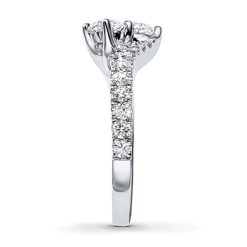 Main Image 3 of Previously Owned Ever Us Diamond Ring 1-1/2 ct tw Round-cut 14K White Gold