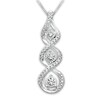Thumbnail Image 1 of Previously Owned Diamond Necklace 1/5 ct tw 10K White Gold