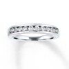 Thumbnail Image 1 of Previously Owned Diamond Wedding Band 1/2 ct tw Round-cut 14K White Gold