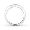 Thumbnail Image 2 of Previously Owned Diamond Wedding Band 1/2 ct tw Round-cut 14K White Gold