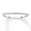 Thumbnail Image 1 of Previously Owned Diamond Wedding Band 1/10 ct tw Round-cut 10K White Gold
