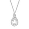 Thumbnail Image 1 of Previously Owned Diamond Necklace 1/2 ct tw 10K White Gold 19"