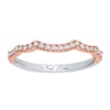 Thumbnail Image 1 of Previously Owned Neil Lane Diamond Wedding Band 1/6 ct tw Round-cut 14K Two-Tone Gold