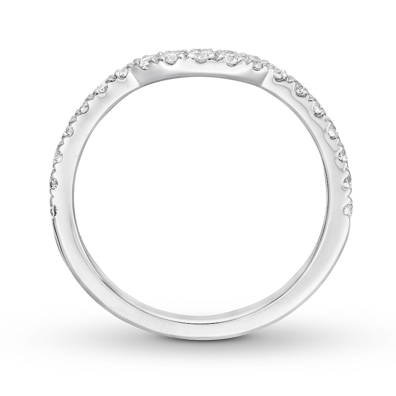 Main Image 2 of Previously Owned Neil Lane Diamond Wedding Band 3/8 ct tw Round-cut 14K White Gold