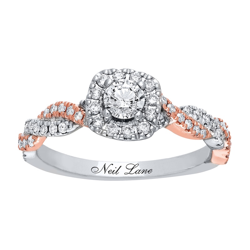 Previously Owned Neil Lane Diamond Ring 1/2 ct tw 14K Two-Tone Gold