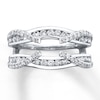Thumbnail Image 1 of Previously Owned Diamond Enhancer Ring 3/4 ct tw Round-cut 14K White Gold - Size 9.25