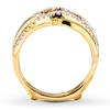 Thumbnail Image 2 of Previously Owned Diamond Enhancer Ring 1/4 ct tw Round-cut 14K Yellow Gold Size 10